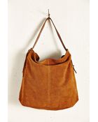Kimchi Blue Suede Zip Lip Tote Bag - Lyst