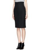 Haider Ackermann Front Flap Pencil Skirt - Lyst