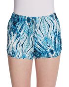 Rory Beca Overlap Tiedye Silk Shorts - Lyst