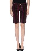Miss Sixty Bermuda Shorts - Lyst