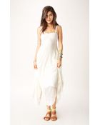 Free People Mesh Maxi Dress - Lyst