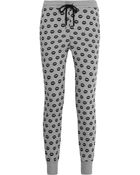 Markus Lupfer Smacker Lip-Print Cotton Track Pants - Lyst