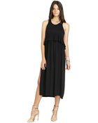BCBGeneration Ruffle Midi Dress - Lyst
