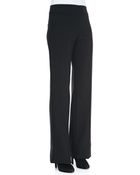 Armani Wide-Leg Crepe Pants - Lyst