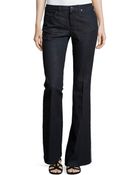 Stella McCartney Flared Mid-Rise Stretch-Denim Jeans - Lyst