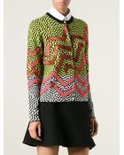 Kenzo 'Broken Floor' Cardigan - Lyst