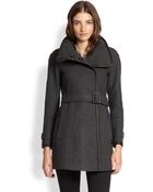 Burberry Brit Waltfords Funnelneck Coat - Lyst
