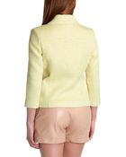 Ted Baker Noira Cropped Boucle Biker Jacket - Lyst