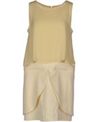 Emporio Armani Short Dress - Lyst