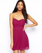Tfnc Prom Dress In Pleated Chiffon - Lyst