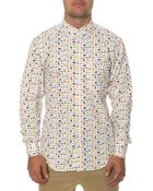 Naked & Famous The Cats & Dogs Ls Buttondown Shirt - Lyst