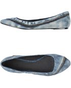 Diesel Ballet Flats - Lyst