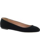 j crew velvet flats