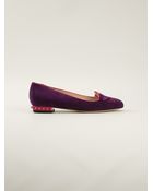 Charlotte Olympia Kitty Studs Ballerinas - Lyst