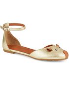 Marc By Marc Jacobs Metallic Flats - Lyst