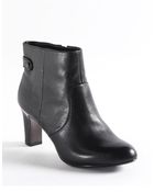 Anne Klein Sukey Leather Ankle Boots - Lyst