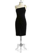 Ivanka Trump One Shoulder Bodycon Dress - Lyst