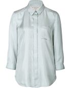 Burberry London Silk Polka Dot Blouse - Lyst