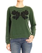 Armani Jeans T-Shirt Long Sleeves Round Neck With Crest - Lyst