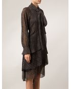 Chloé Crinkled Print Dress - Lyst