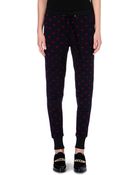 3.1 Phillip Lim Heart Print Jogging Bottoms - Lyst