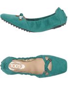 Tod's Ballet Flats - Lyst