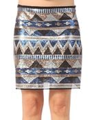 Fairly Mini Skirt - Lyst