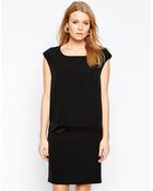 Y.a.s Short Sleeve Shift Dress - Lyst
