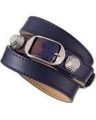 Balenciaga Giant 12 Leather Bracelet - Lyst