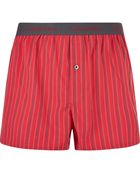 Calvin Klein Red &Amp; Black Stripe 2 Pack Boxers - Lyst