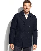 Michael Kors Michael Derby Wool-Blend Pea Coat - Lyst