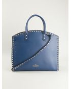 Valentino Rockstud Tote - Lyst