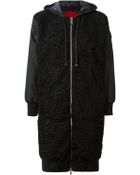 Moncler Gamme Rouge Hooded Coat - Lyst