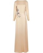Vika Gazinskaya Printed Metallic-Lamã© Gown - Lyst