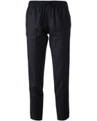 Valentino Cropped Drawstring Trousers - Lyst