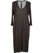Rick Owens Kneelength Dress - Lyst