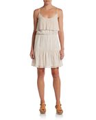 Joie Carlissa Silk Ruffle Dress - Lyst