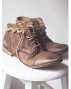 Free People Womens Vaughan Crochet Boot - Lyst