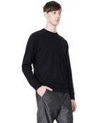 Alexander Wang Merino Blend Knit Crewneck Pullover - Lyst