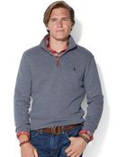 Polo Ralph Lauren French-Rib Half-Zip Pullover Sweater - Lyst