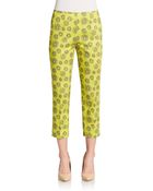 Piazza Sempione Audrey Floral-Print Pants - Lyst