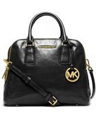 MICHAEL Michael Kors Alexis Medium Convertible Leather Satchel - Lyst