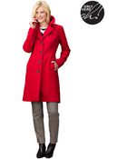Anne Klein Button-Down Walker Coat - Lyst
