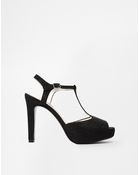 Dune Hushed Heeled Sandals - Lyst