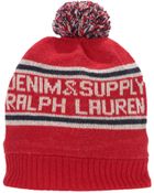 Denim And Supply By Ralph Lauren Cap / Hat - M81Adshtwolaca6Red - Lyst