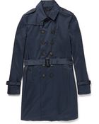 Burberry Prorsum Lightweight Silk Trench Coat - Lyst