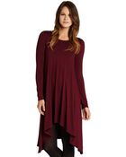 BCBGeneration Draped Jersey Dress - Lyst