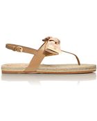 Tory Burch Penny Flat Thong Sandal - Lyst