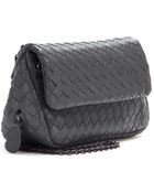 Bottega Veneta Intrecciato Leather Shoulder Bag - Lyst
