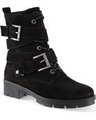 Carvela Kurt Geiger Sand Suede Biker Boots - Lyst